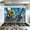 Color 1, variant on Kitchen Backsplash Peel and Stick Wall Murals Funny Donkey Farmhouse Western Animal Donkey Sunflower Removable Mural 35.4"W x 23.6"H, Oil Proof Vinyl Wallpaper for Fireplace & Behind Stove