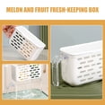 thumbnail image 3 of HONMEET Fridge Shelves Refrigerator Organizer With Food Grade Plastic For Freshness Preservation 1Pcs, 3 of 8