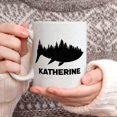 thumbnail image 4 of Personalized Coffee Mug, Natural Scenery Fish Pattern Mugs With Name Novelty Cup, Gifts For Women Men, Birthday Christmas Holiday New Year, Home Kitchen Office Decor, 11 15 Oz, 4 of 7
