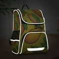 thumbnail image 6 of Yellow Mangos Backpack Big Laptop Backpack Casual Daypack Quilted Large Capacity Large Bookbags, 6 of 7