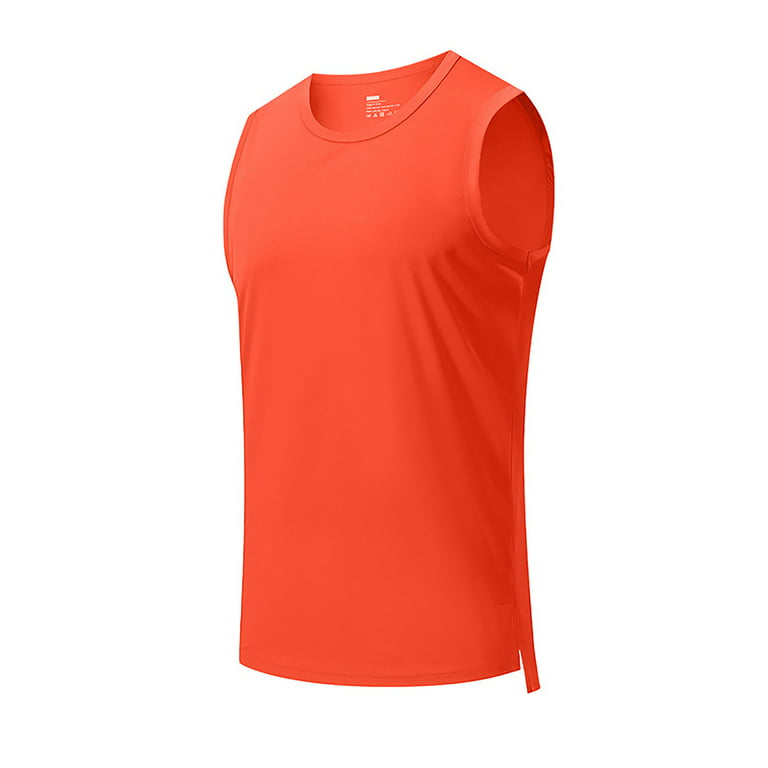 Sleeveless Compression Shirt BREEZE Orange