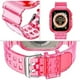 thumbnail image 2 of Correa de Silicona Transparente con Case para Apple Watch, Compatible con Todas las Series, 2 of 5