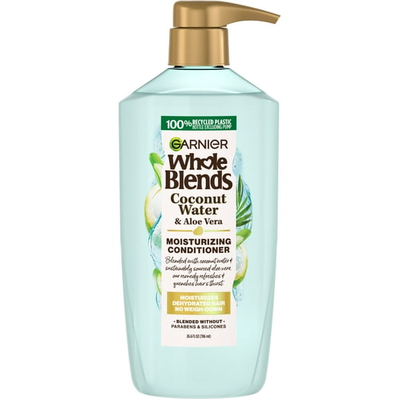 Garnier Whole Blends Hydrating Conditioner with Coconut Water & Aloe Vera Extract, 26.6 fl. oz.