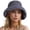 Blue, variant on Womens Beach Hat Unisex Breathable Rolled Plaid Bucket Sun Hat Lightweight Black One Size