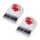 thumbnail image 1 of 2 Pack Bacula De Cocina Alta Precision Gramera 10kg Blanco, 1 of 5