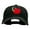 Black, variant on School Worm Apple Embroidered Unstructured Cotton Cap - Royal OSFM