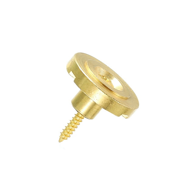 Unique Bargains Guitare String Retenue Guide Arbre Rond Fentes Guides Arbres Or avec Vis pour Guitare Basse
