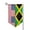 Sharp Corner, variant on Garden Flag America Jamaica Flag Double Sided Small Yard Holiday Garden Flag for Outside Decor 12.5x18 Inch Sharp Corner