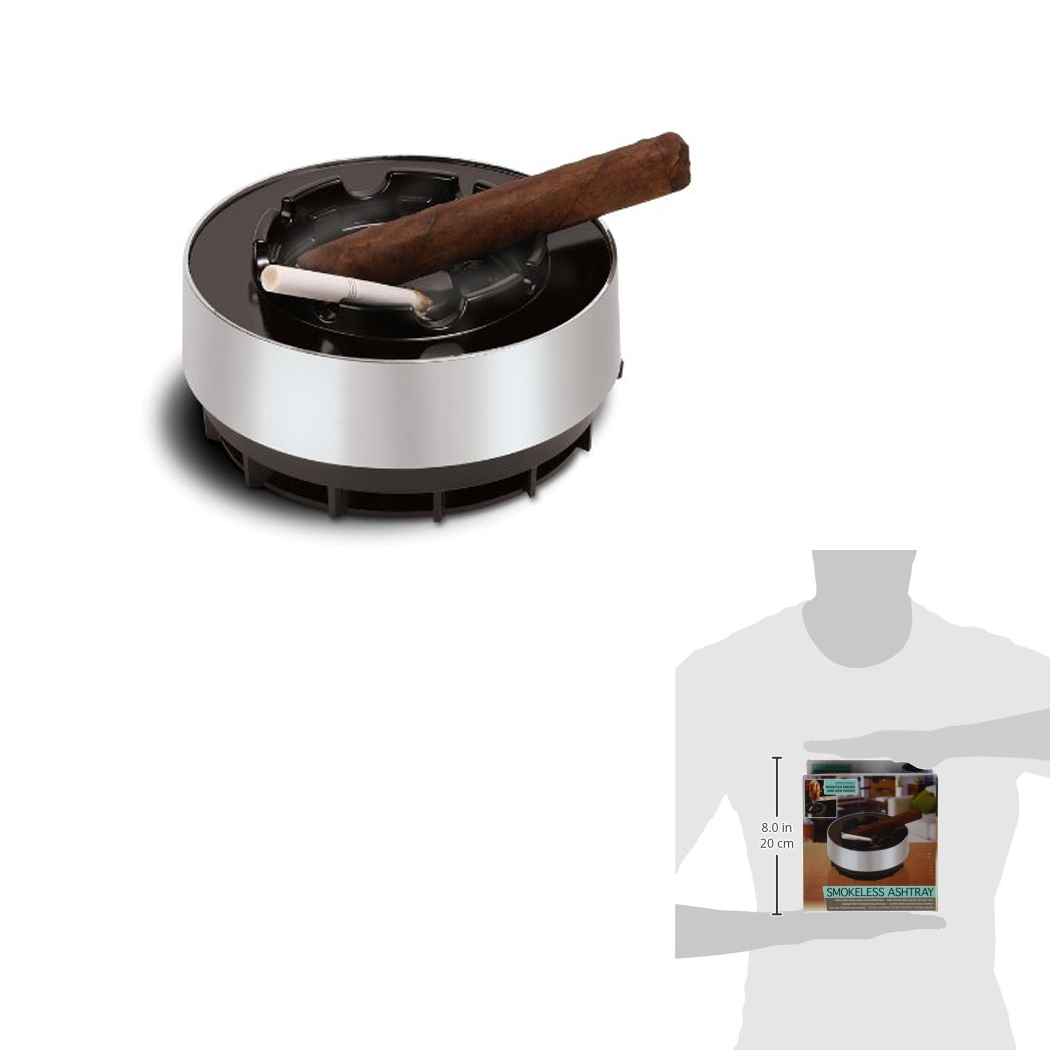best smokeless ashtray for cigarettes Battery-Operated Smokeless Ashtray, ABS Plastic, Carbon Filter, Portable,  Washable