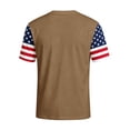 thumbnail image 4 of 250 Anniversary USA Shirt 1776-2026 250th Birthday Patriotic American Flag T-Shirt Brown M, 4 of 5