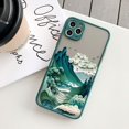 thumbnail image 3 of Funda de teléfono con paisaje impreso para iPhone, carcasa creativa a prueba de golpes para modelos 14, 11, 12, 13 Pro Max, Mini, XS, X, XR, 7, 8 Plus, SE 2020, 3 of 4