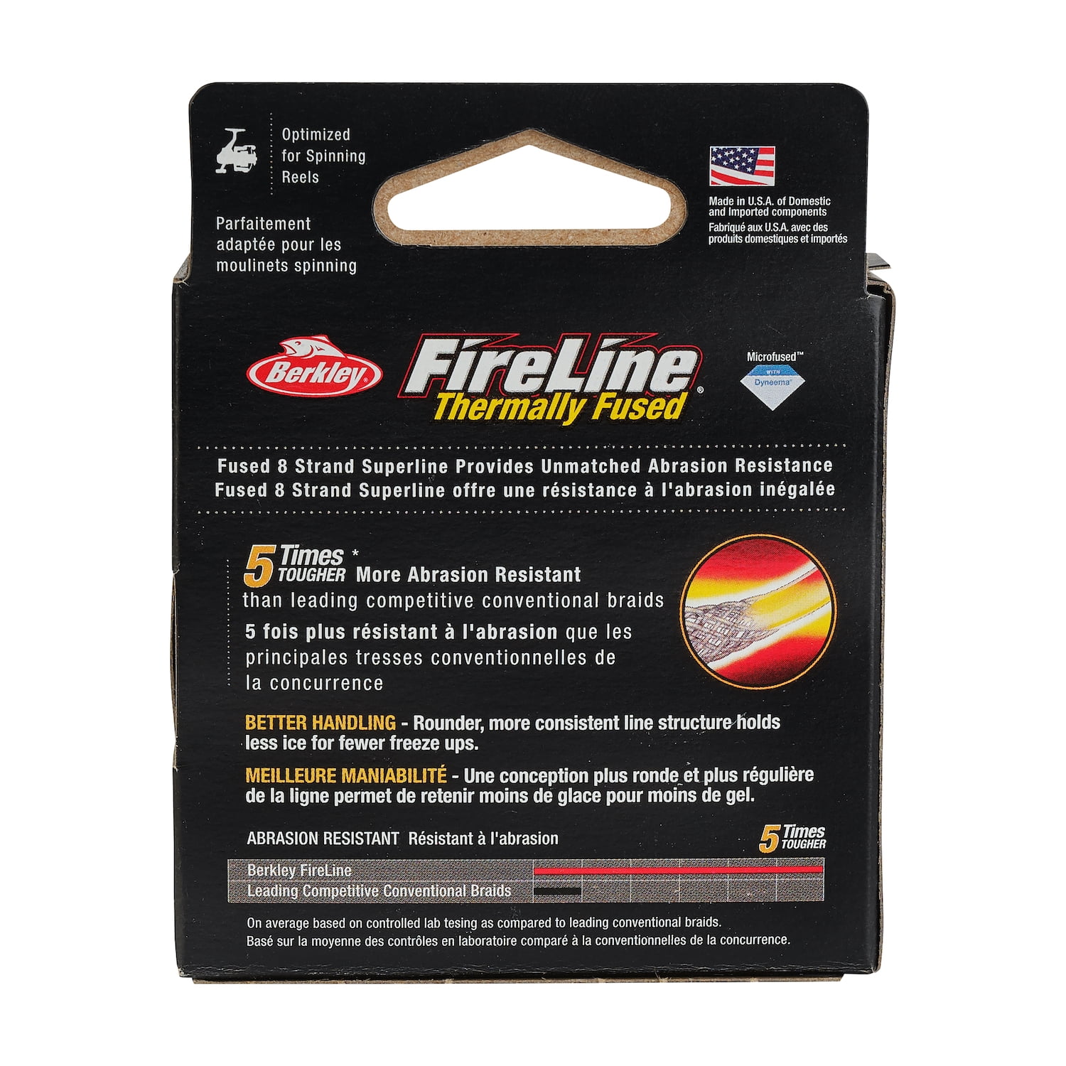Berkley FireLine® Fishing Line, Smoke, 8 lb Test Strength, 50 yd