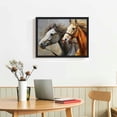 thumbnail image 2 of Nawypu  Horse Canvas Wall Art Animal Painting Prints on Canvas Framed Ready to Hang Two Running Horses Canvas Prints Artwork for Living Room Bedroom Home Wall Decor, 2 of 4