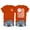 Orange, variant on Womens Tees Women's Spring/summer Baseball Print Loose T Shirt Short Sleeve Top Women's Tops Plus Size Graphic Tees for Women