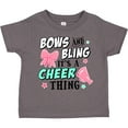 thumbnail image 3 of Inktastic Bows and Bling Its a Cheerleading Thing Girls Toddler T-Shirt, 3 of 5
