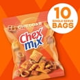 thumbnail image 3 of Chex Mix Cheddar Snack Mix, Single Serve Snack Bags, Multipack, 10 Count, 17.5 oz, 3 of 13