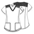 thumbnail image 5 of Dickies Dynamix Medical Scrubs Top for Women V-Neck DK740, M, Blue Ice, 5 of 7