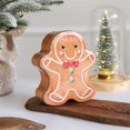 thumbnail image 4 of Fast Drop Shipping Cartoon Gingerbread Man Tinplate Candy Box Christmas Decorations Santa Gift Box Christmas Gift Packing Box, 4 of 7