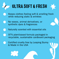 thumbnail image 4 of Molly's Suds Fabric Softener Dryer Sheets for Sensitive Skin | Plant-Based Static Reducer, Plastic-Free Packaging | Peppermint (120 Sheets), 4 of 8
