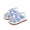 Blue, variant on LYHaoo Boys Sandals Summer Style Soft Sole Light Up Shoes For Boys And Girls Soft Sole Walking Sandals For Toddlers Cute Little Mary Jane Shoes 0 1 Year Sizes 5.5 Little Kid(16)