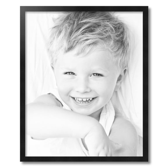 ArtToFrames 22" x 27" Black Picture Frame, 22x27 inch Black Wood Poster Frame (WOM-5139)
