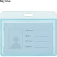 thumbnail image 2 of Work Card Set Name Work Card Case Durable Badge Card School Entrance Guard Chest Card School Office Supplies Exquisite Workmanship, Convenient and Durable (Color : Sky Blue), 2 of 4