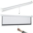 thumbnail image 4 of ZENY 72inch 4:3 HD PVC Manual Projection Screen Retractable Wall & Ceiling Mounting, 4 of 13