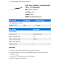thumbnail image 2 of Rear Shock Absorber - Compatible with 2004 - 2011 Volvo S40 2005 2006 2007 2008 2009 2010, 2 of 2