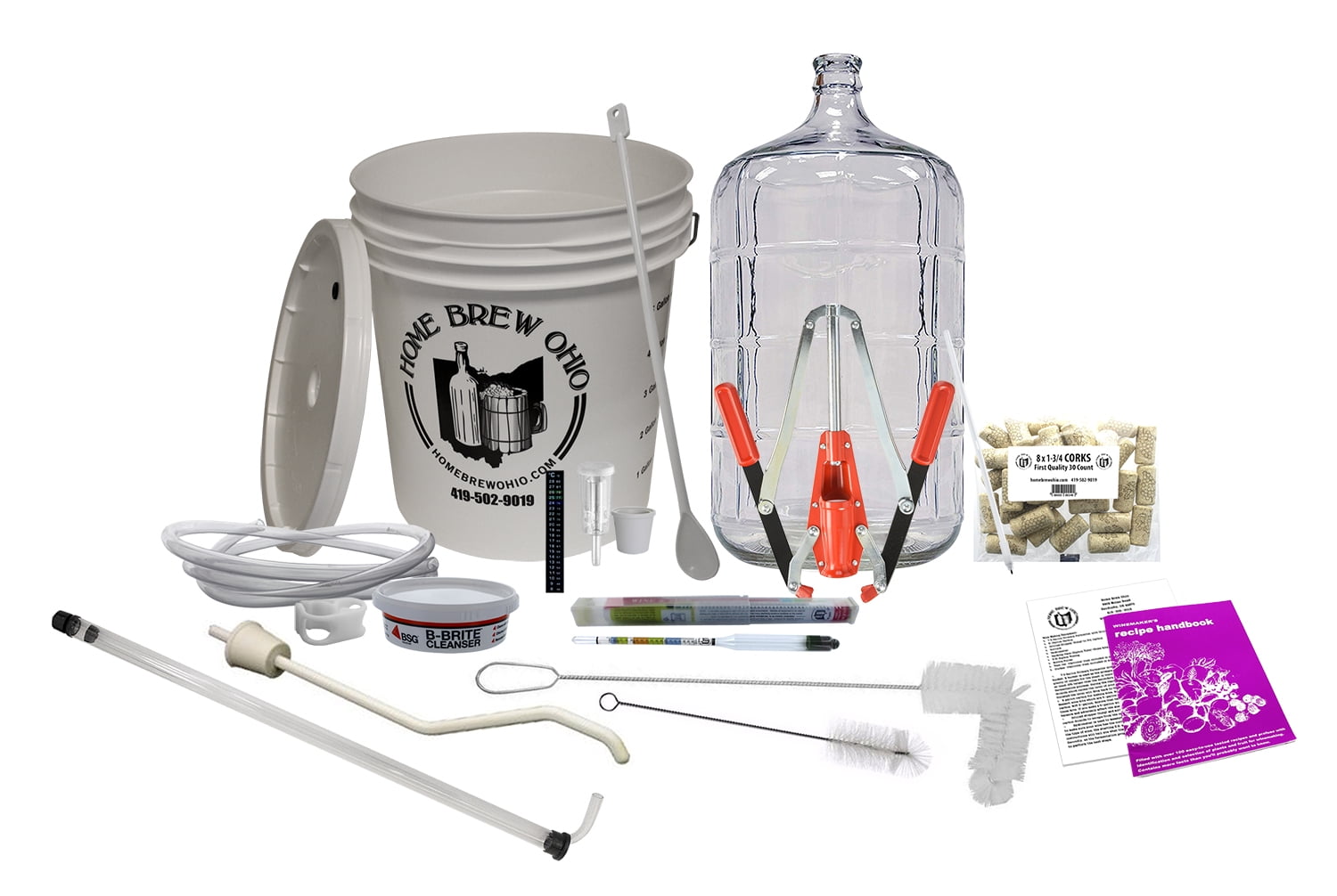 Deluxe Wine Making Kit (High Quality and Durable Wine Kit)