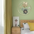 thumbnail image 4 of Decoración Interior De Hierro, Decoración Decorativa Duradera Estable De Flores De Hierro Elegante Para Dormitorio, 4 of 7