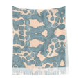 thumbnail image 2 of Lignes d'Art Abstraites Tassel Scarf, Texture Châle Long, Léger et Chaud, 2 of 6