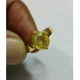 thumbnail image 1 of Natural Certified Handmade Yellow SapphireStone Victorian Engaent Ring US9, 1 of 3