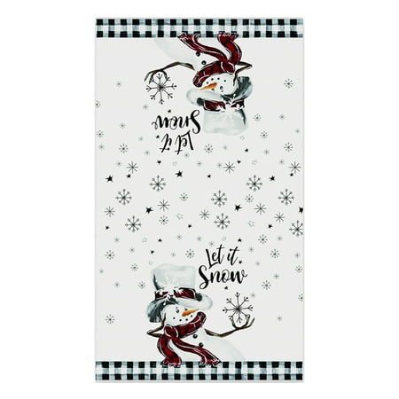Eolstice Christmas Theme Kitchen Towels Merry Winter Drying Cloth Set Absorbent Tea Towels For Cooking Holiday Baking And Cleaning