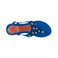 thumbnail image 3 of Sandalias de piso color Azul Rey Exterior Textil, Ajuste con Hebilla, Construcción Vegano RBBASICS 1505, 3 of 3