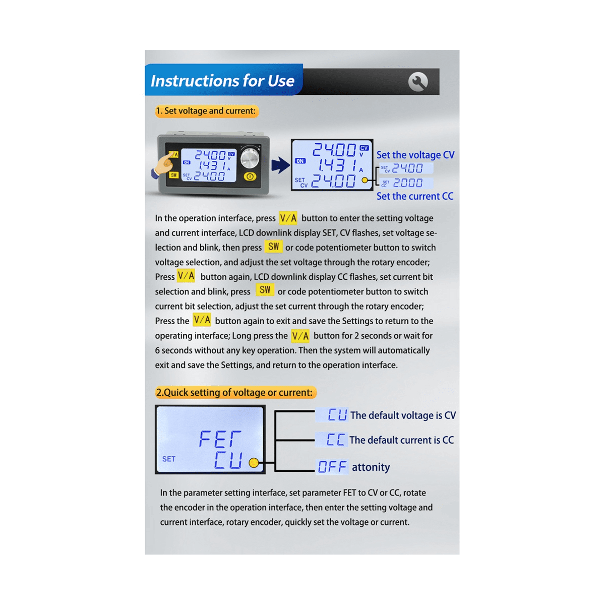 XY6020L CNC Adjustable Direct Current Stabilized Voltage Power