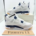 thumbnail image 3 of N I-K-E SB A i r-Jor-dan 4 Retro SP Summit White Navy DR5415-100 Men's Size, 3 of 6