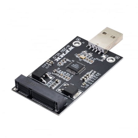 Xiwai Enclosure Mini PCI-E mSATA to USB 2.0 External SSD PCBA Conveter Adapter Pen Driver Card without Case price history on PriceWatchPro
