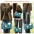 thumbnail image 4 of FORMRS Womens Shoulder Bag with Chain Strap Clutch Purse Cute Tote Handbag, Light Blue Geometric Pattern, 4 of 7