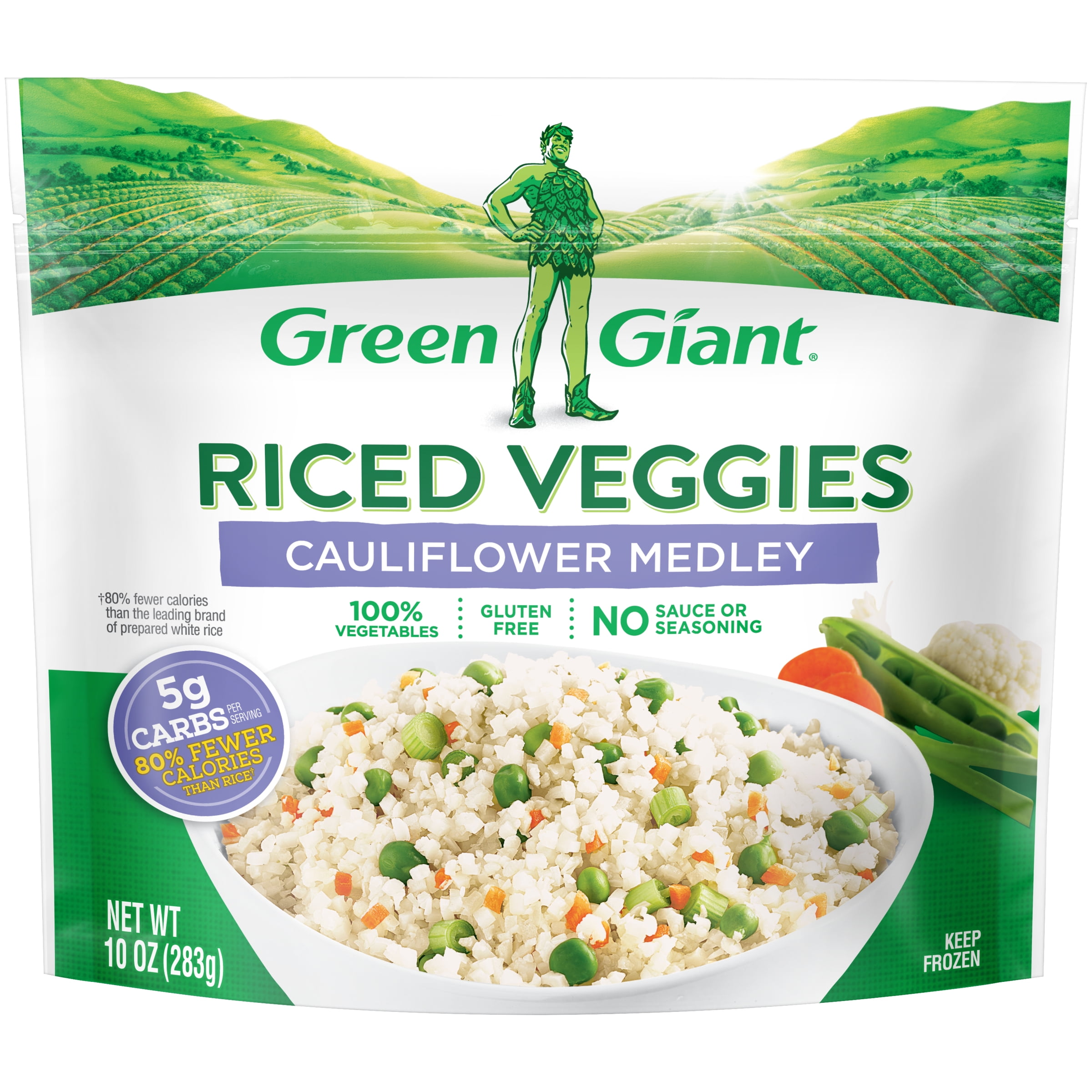 Green Giant Riced Veggies Cauliflower Medley, 10 oz (Frozen)
