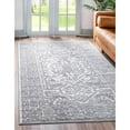 thumbnail image 2 of Unique Loom Boston Bohemian Geometric Area Rug 9'10 x 14' Rectangular Ivory/Gray, 2 of 2