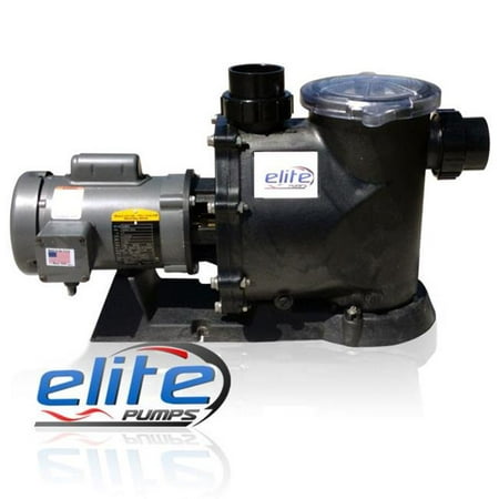 Elite Pumps 4000EP2LB19 Primer Pro 2 Baldor Series 1 by 8 HP 4000 GPH External Pond