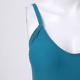 thumbnail image 5 of Aayomet Swimsuit Chlorine Resistant Square Neck One Piece Swimsuit,Blue XL, 5 of 5