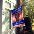 thumbnail image 2 of Carolines Treasures BB3126CHF Patriotic USA Dachshund Chocolate Flag Canvas House Size, 2 of 4