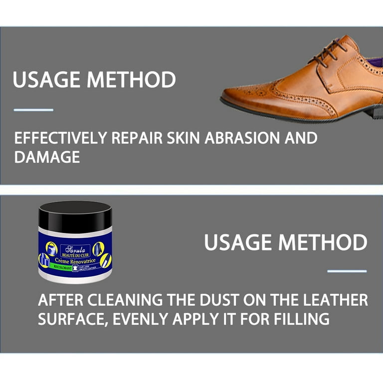  Leatherrite Leather Restorer, Leather Rite Leather Restorer  Cream, Leather Repair Kits for Couches, Multi-Purpose Leather Recoloring  Balm Restorer Cream for Furniture Car Seat Sofa, Shoes (1*PCS) : Automotive