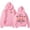 AB159 Pink, variant on Bainana Christmas Hoodies For Women Letter Print Hooded Sweatshirts Breathable Theme Party Hoody Size S-Xxxl