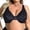 Black, variant on VBEWZET Women Plus‑Size Ultra‑Thin Floral Lace Underwire Bra Support Scalloped‑Edge Brassiere White 44