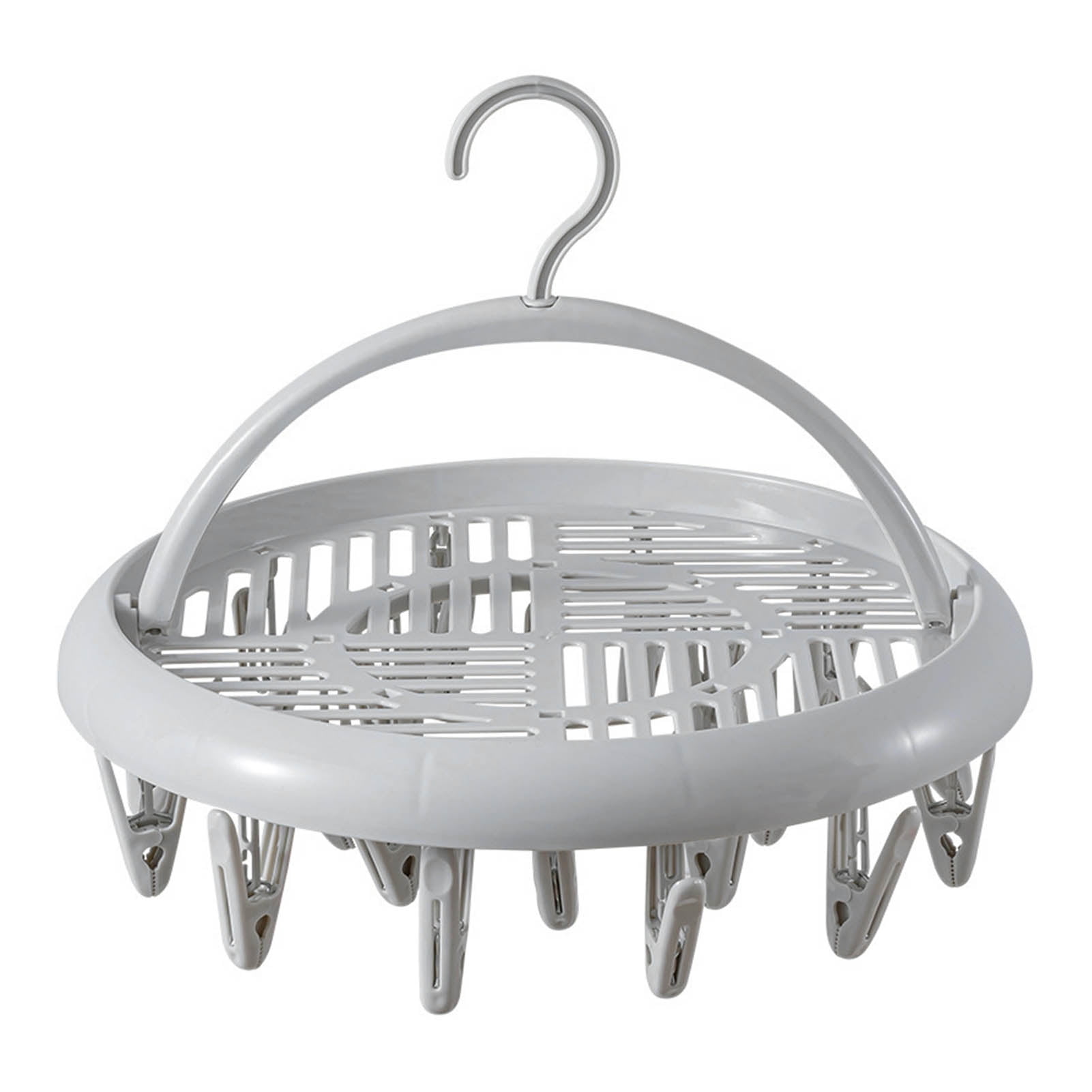 Round Sock Dryer Laundry Drying Rack Sock Hanger Round Drying Rack Clothes Hanger Plastic Round Laundry Hanger With Clips Underwear Hanger For Socks Underwear Walmart