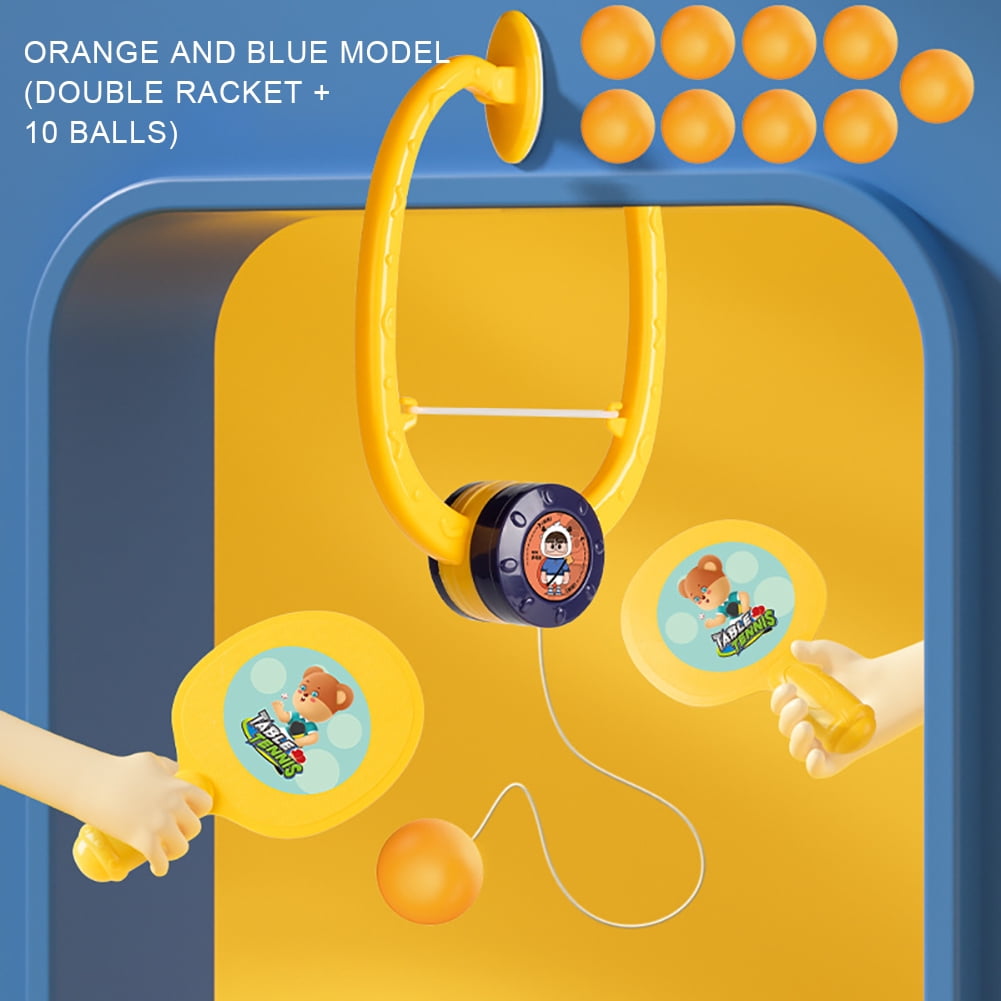 Godderr Kids Baby Toys 3 Y Old Above Kids Hanging Table Tennis Trainer Hanging Pingpong Set Parent-Child Toy 1 Set