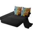 thumbnail image 3 of Homewish Bohemian Nature Tree 7 Pieces Full Size Bedding Sets,Colorful Boho Glass Full Size Bed in a Bag,Navy Yellow,Black Reversible, 3 of 8
