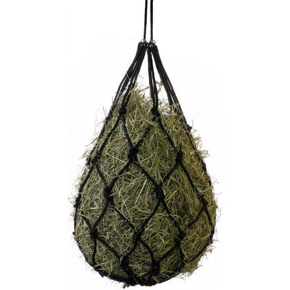 HORZE Cotton Hay Net - Black - One Size